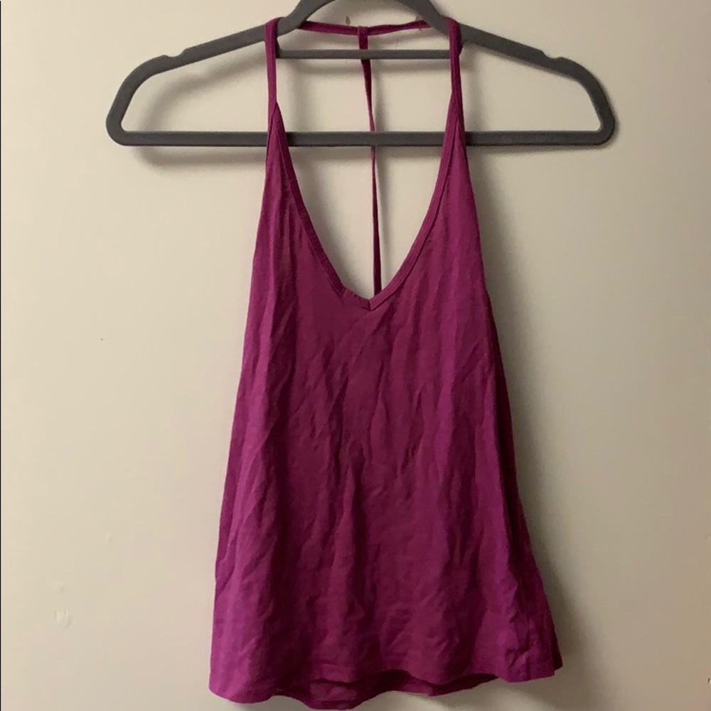 Free People T Back Tank Top